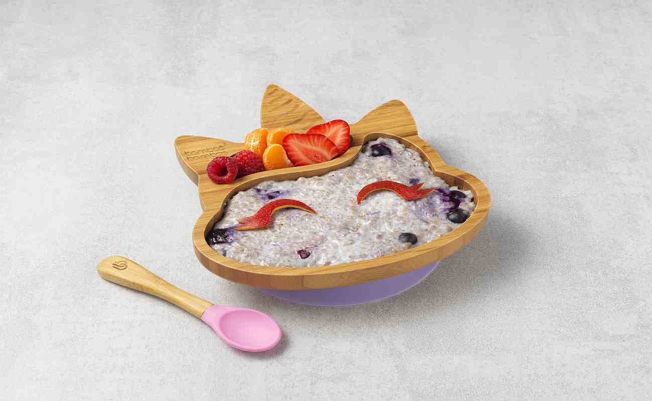 Apple and blueberry Porridge