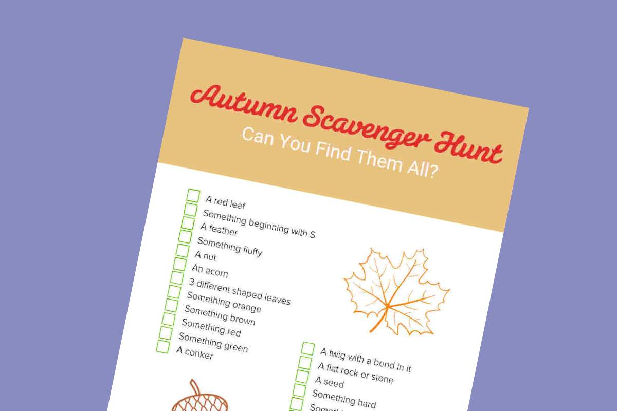Autumn scavenger hunt lead - Mykidstime