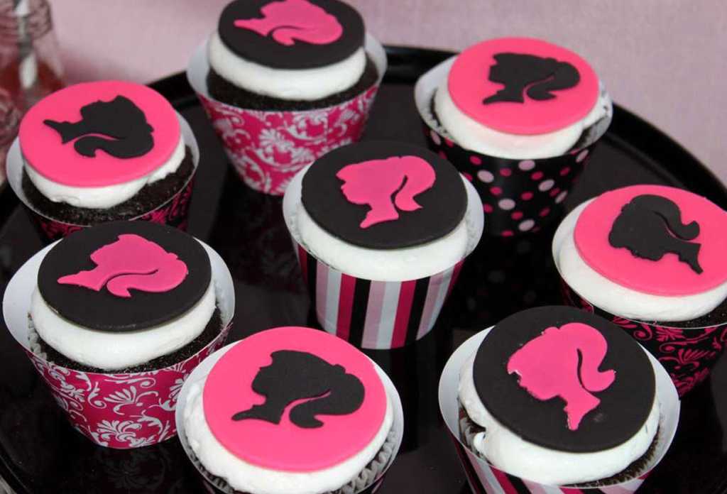 barbie cupcakes