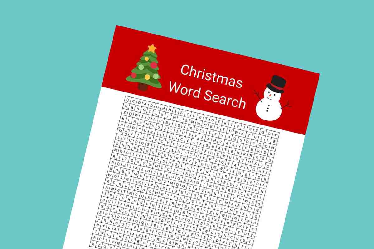 Christmas word search lead - Mykidstime