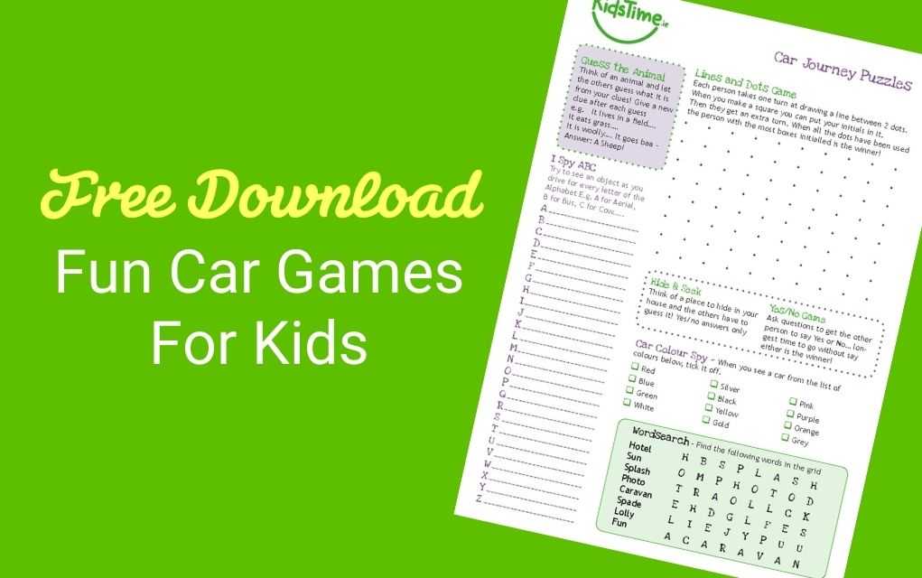 car games for kids lead