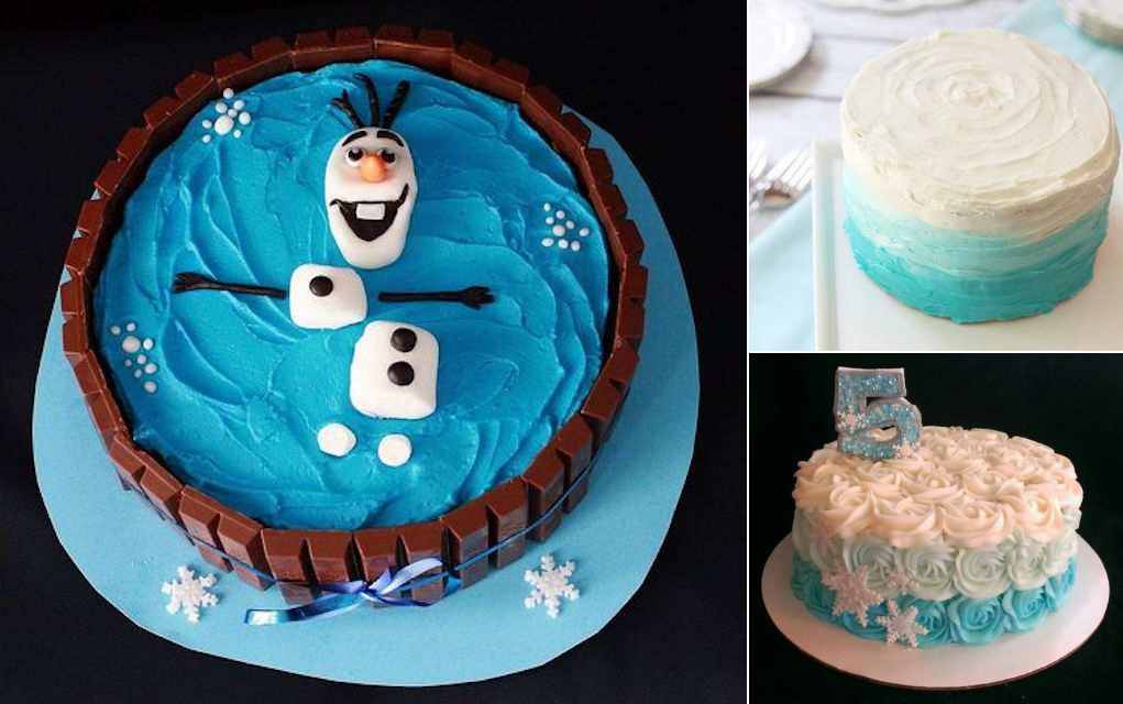Frozen birthday cakes - Mykidstime