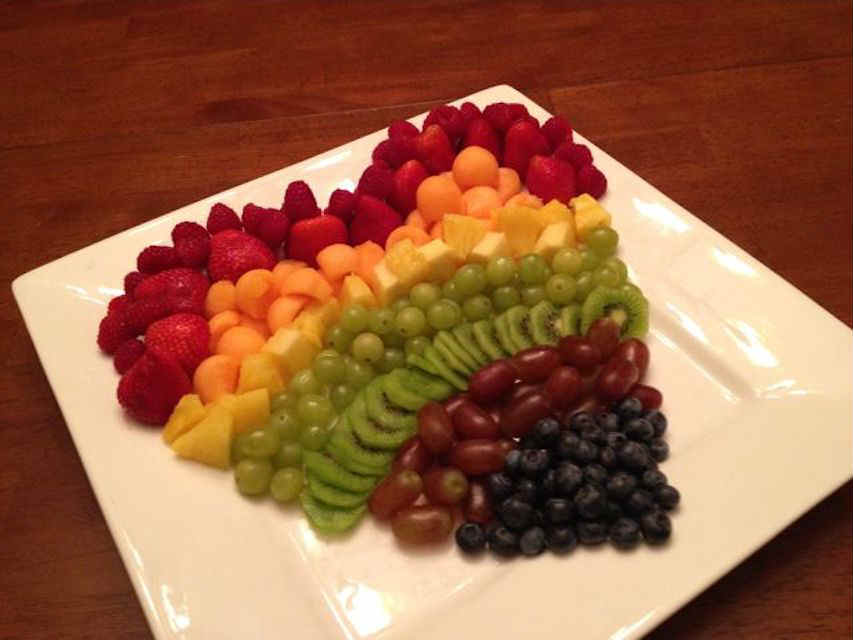 Fruit heart plate