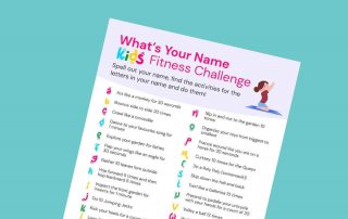 Kids Exercise Challenge Printable - Mykidstime