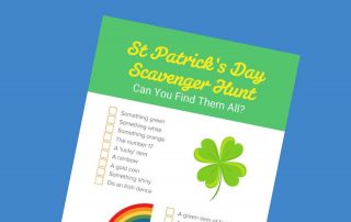 St Patrick's Day scavenger hunt lead - Mykidstime